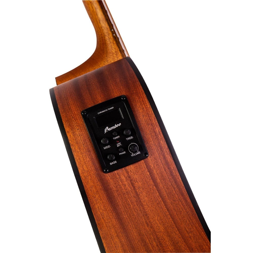 bamboo acoustic guitars bamboo ga 41 spruce cutaway acoustic guitar with eq