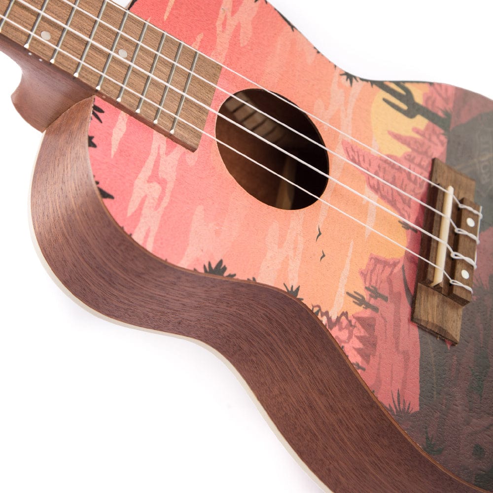bamboo concert ukuleles bamboo new generation culture line series concert ukulele with gig bag   #culture-line_sunset