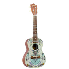 Bamboo Concert Ukuleles Bamboo New Generation Dreams Line Series Concert Ukulele with Gig Bag