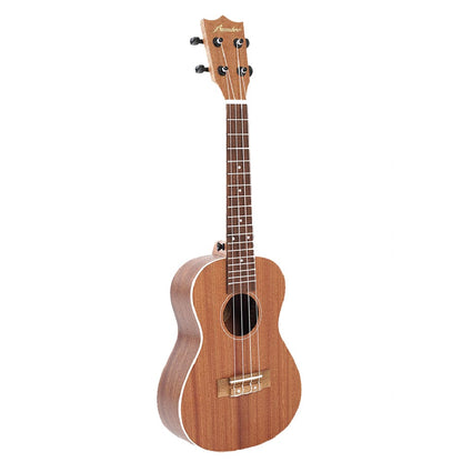 bamboo concert ukuleles natural bamboo classic series sapele line concert ukulele with gig bag     