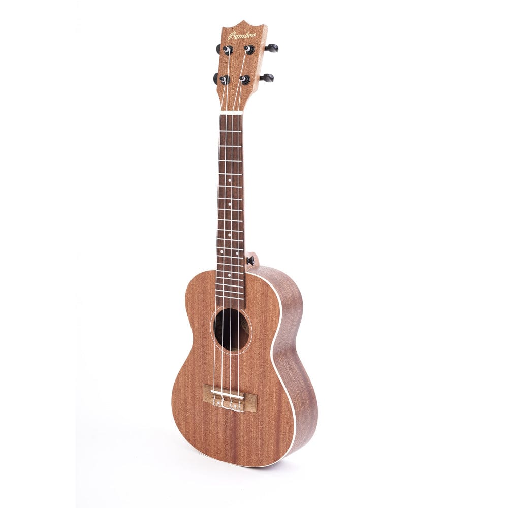 bamboo concert ukuleles natural bamboo classic series sapele line concert ukulele with gig bag     