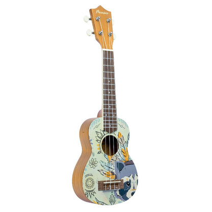 bamboo soprano ukuleles bamboo new generation dreams line series soprano ukulele with gig bag    