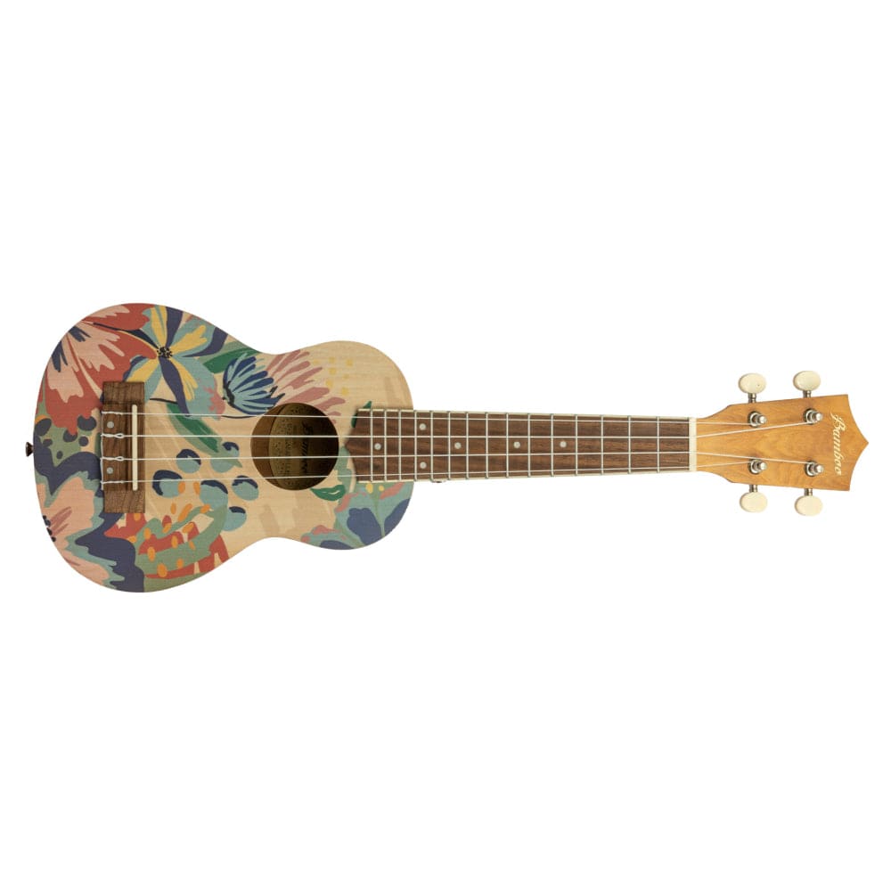 bamboo soprano ukuleles caramelle bamboo new generation flower line series soprano ukulele with gig bag  
