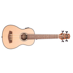Bamboo U-Bass Natural Bamboo Special Edition Series Hybrid Line Solid Spruce Top U-Bass with EQ and Gig Bag