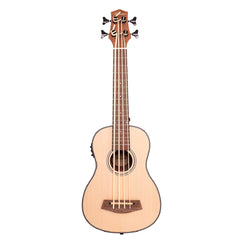 Bamboo U-Bass Natural Bamboo Special Edition Series Hybrid Line Solid Spruce Top U-Bass with EQ and Gig Bag
