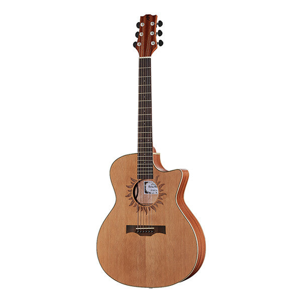 Baton Rouge X1C/GACE Sun Cutaway Electro Acoustic Guitar - Natural Open Pore