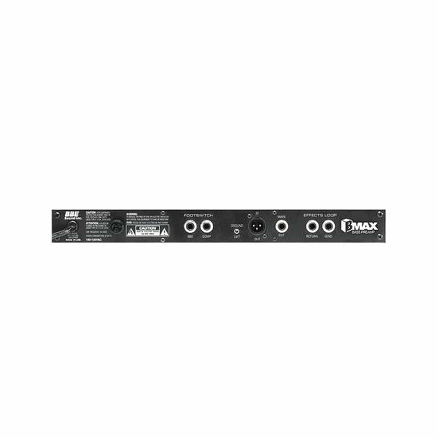 bbe pre amps bbe bmax all-analog bass preamp