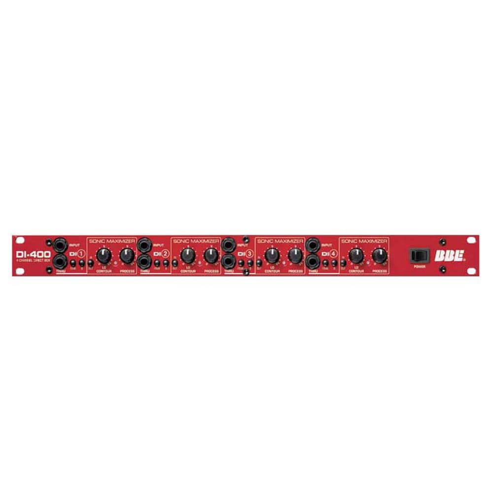 bbe signal direct boxes bbe di-400 4-channel active sonic maximizer signal direct box