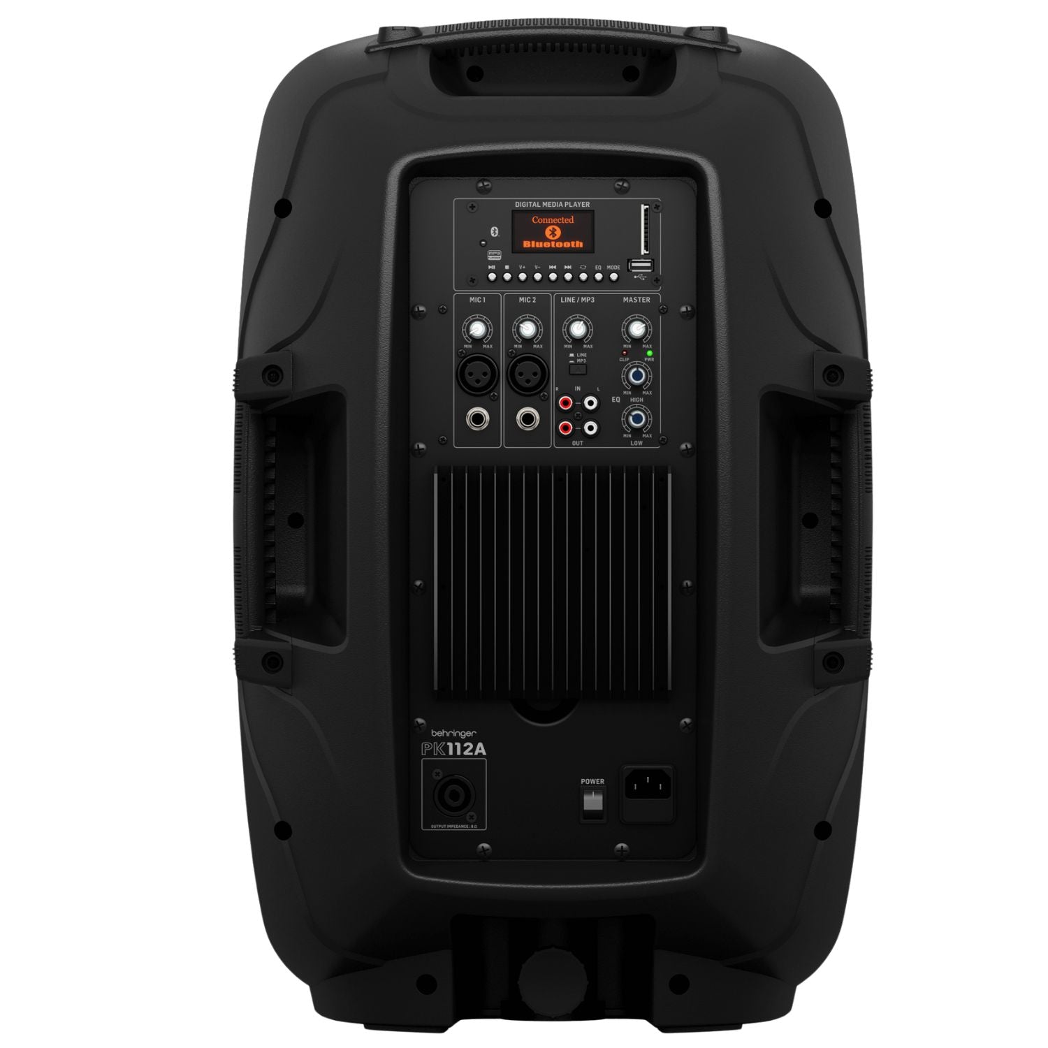 Behringer Active PA Speakers Behringer 2-Way Active PA Speaker System With Built In Media Player #watts_600-watt-12-inch