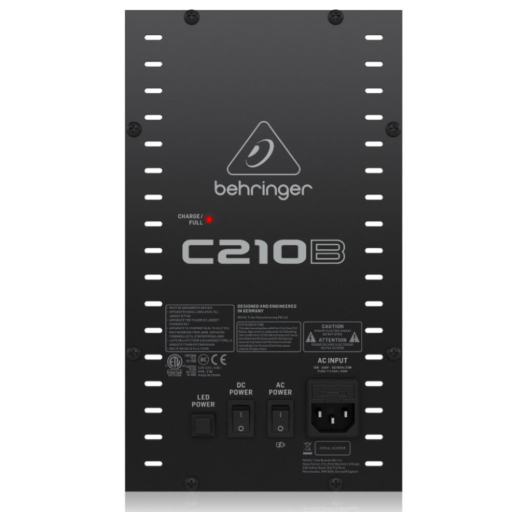 behringer active pa speakers behringer c210b 160w battery powered column loudspeaker with 8 inch subwoofer