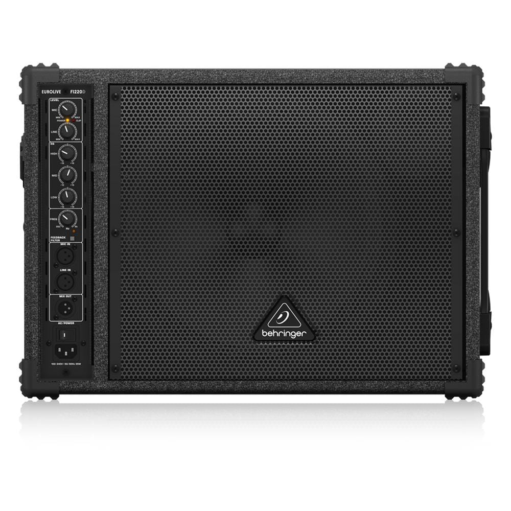 behringer active pa speakers behringer eurolive f1220d 250w powered monitor speaker