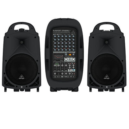 behringer active pa speakers behringer europort ppa2000bt