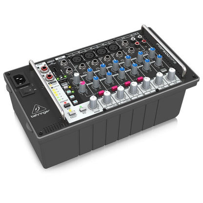 behringer analog mixers behringer europower pmp500mp3 500-watt 8-channel powered mixer