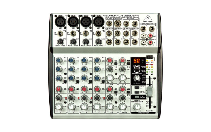 behringer analog mixers behringer eurorack ub1202fx mixer