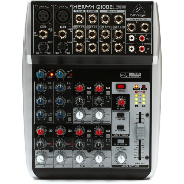 behringer analog mixers behringer q1002usb xenyx