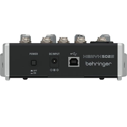 Behringer Analog Mixers Behringer XENYX 502S Premium Analog 5-Input Mixer with USB Streaming Interface