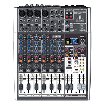 behringer analog mixers behringer xenyx x1204usb 12-channel usb mixer with effects