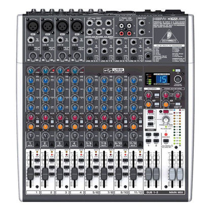 behringer analog mixers behringer xenyx x1622usb 16 channel mixer with usb interface