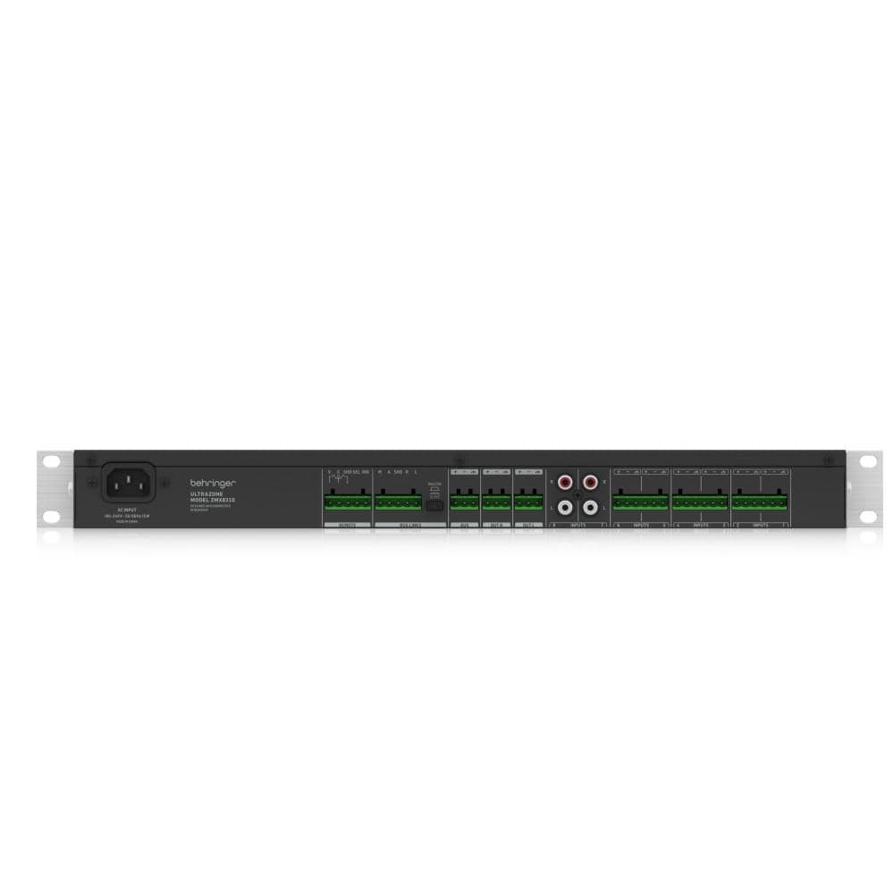 behringer analog mixers behringer zmx8210 v2 8 channel 3 bus powered mixer