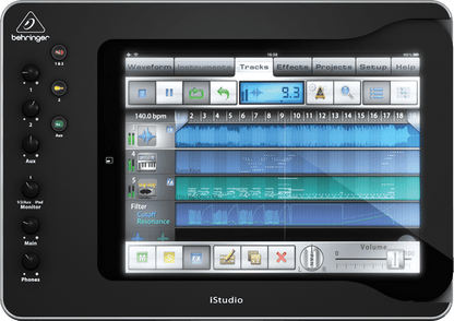 behringer audio interfaces behringer istudio is202 professional ipad docking station