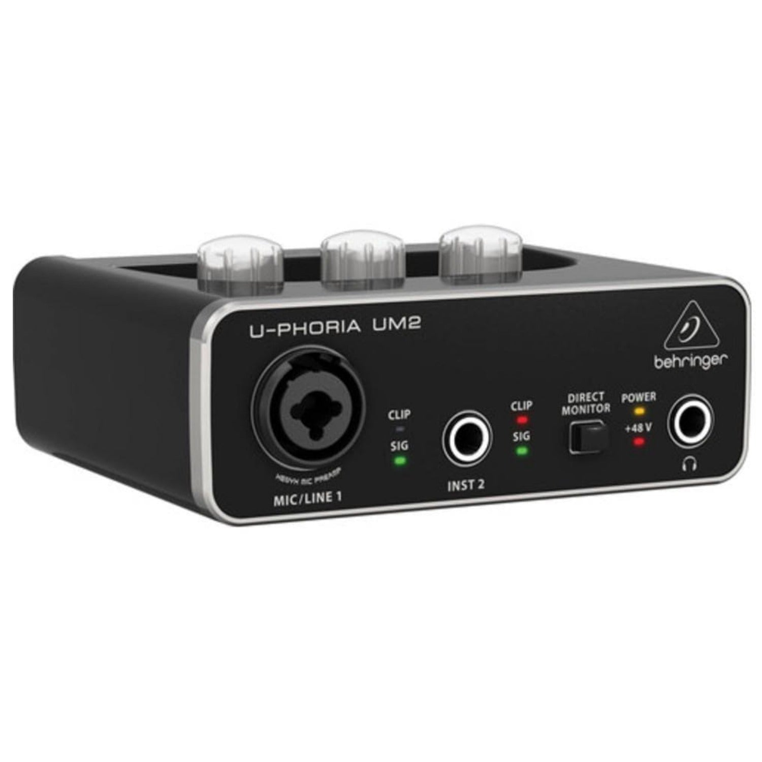 Behringer Audio Interfaces Behringer U-PHORIA STUDIO Recording Podcasting Bundle with Audio Interface, Microphone & Headphones