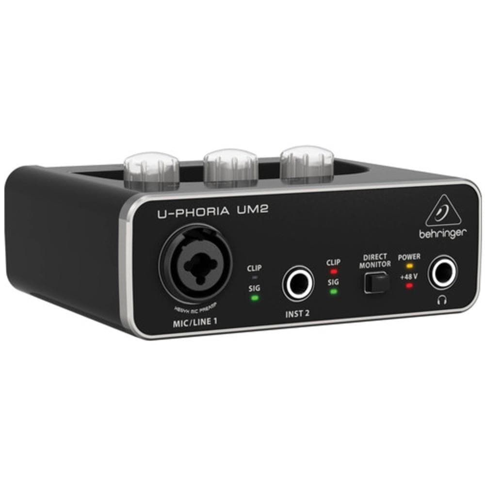 Bundle　Podcasting　Online　Audio　Buy　Headphones　STUDIO　Bajaao　Interface,　Behringer　with　Recording　U-PHORIA　Microphone