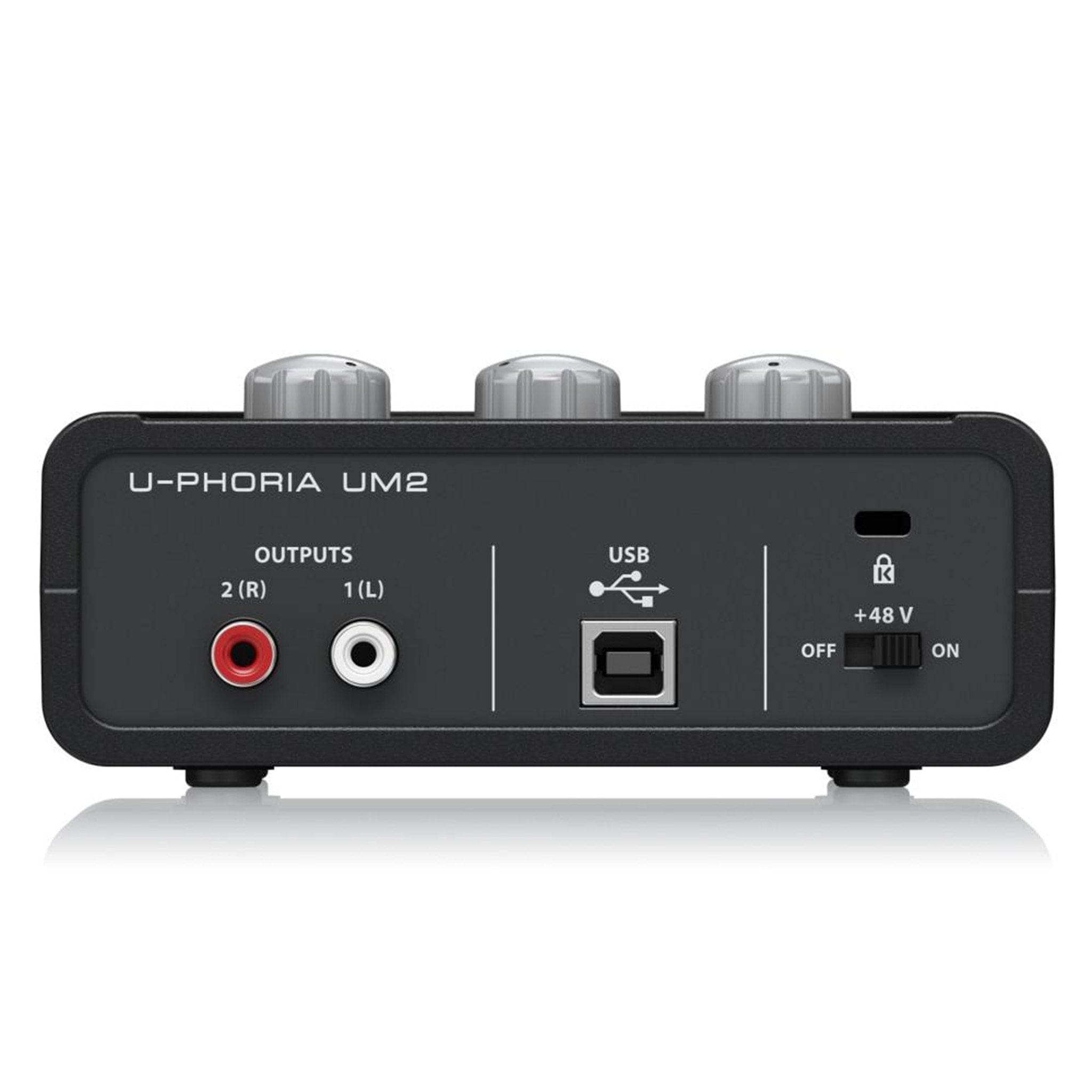 Deltage motto Ruckus Buy Behringer U-PHORIA UM2 USB Audio Interface with XLR Cable, Polishing  Cloth & Ebook Online | Bajaao