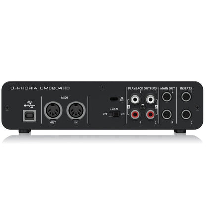 Behringer Audio Interfaces Behringer U-PHORIA UMC204HD 2X4 Audio Interface