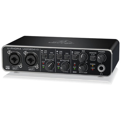 Behringer Audio Interfaces Behringer U-PHORIA UMC204HD 2X4 Audio Interface