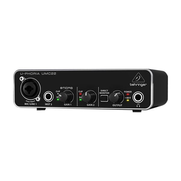 Behringer Audio Interfaces Behringer UMC22 Audio Interface - Open Box