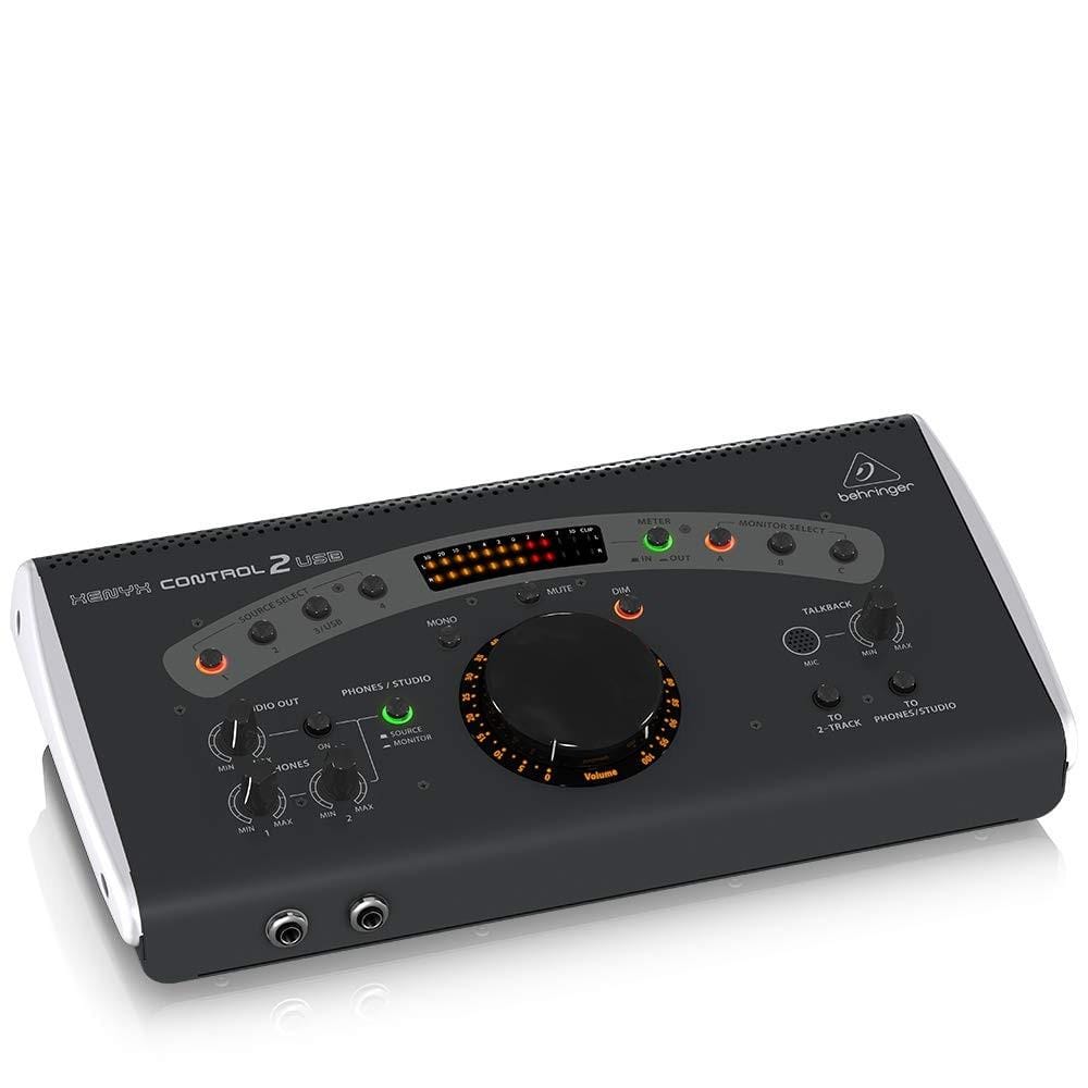 behringer audio interfaces behringer xenyx control2usb high-end studio control with vca control and usb audio interface