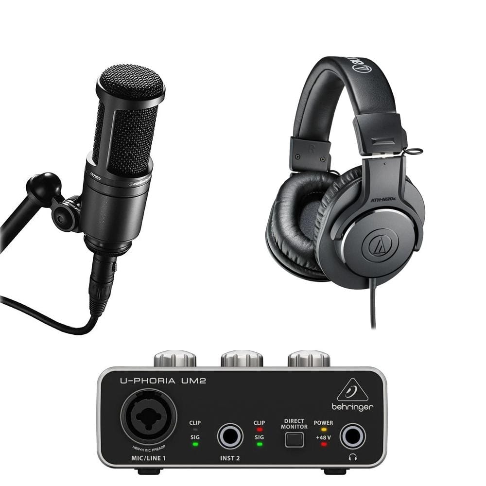 Behringer Audio Interfaces Behringer Youtube Podcast Package 2 Bundle