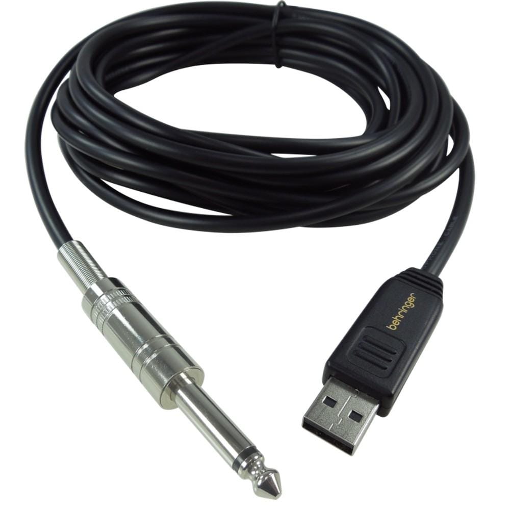 behringer cables and connectors behringer guitar 2 usb audio interface cable