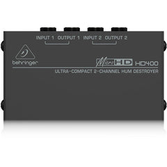 Behringer D I Boxes Black Behringer HD400 MicroHD