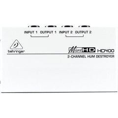 Behringer D I Boxes White Behringer HD400 MicroHD