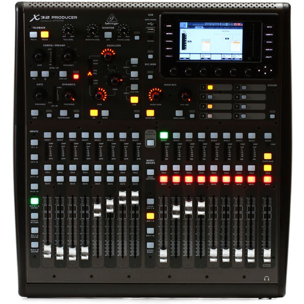 behringer digital mixers behringer x32 producer 40-input, 25-bus digital mixing console