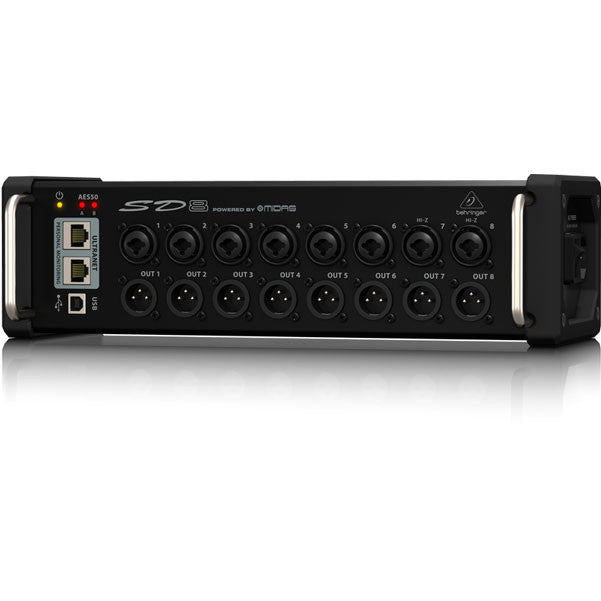 behringer digital stage box behringer sd8 i/o interface
