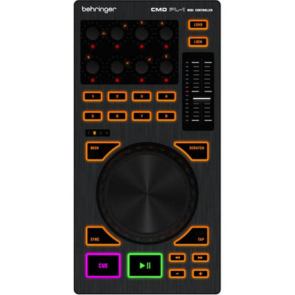 behringer dj controller interfaces behringer cmd pl-1 deck-based dj controller