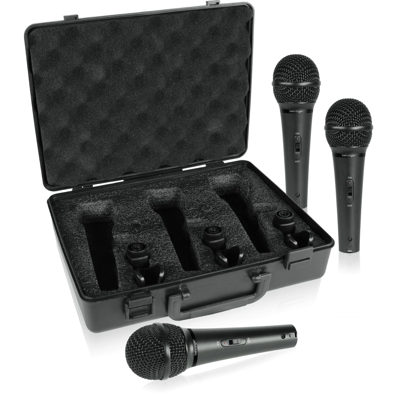 Behringer Dynamic Microphones Behringer ULTRAVOICE XM1800S Set of 3 Dynamic Microphones