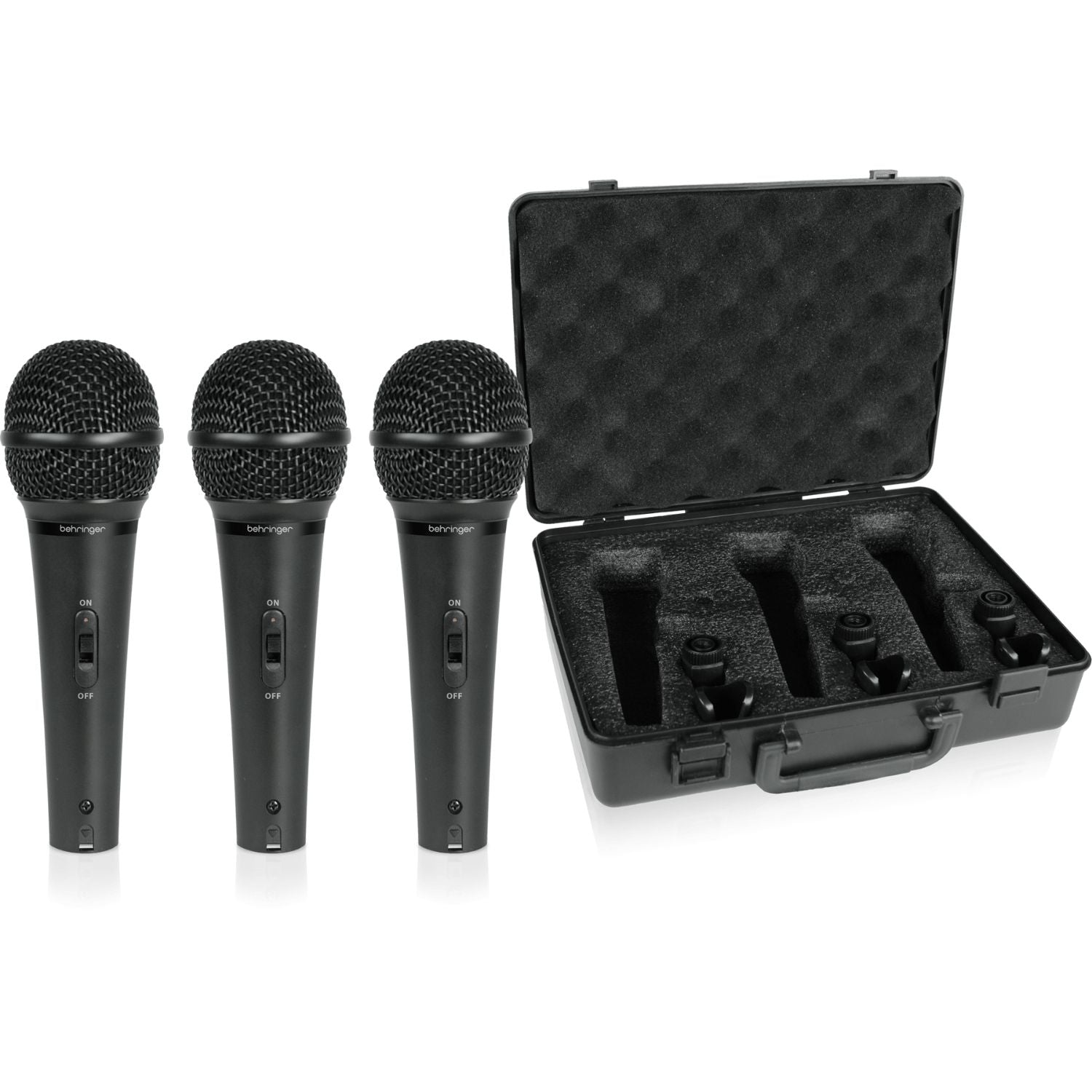 Behringer Dynamic Microphones Behringer ULTRAVOICE XM1800S Set of 3 Dynamic Microphones