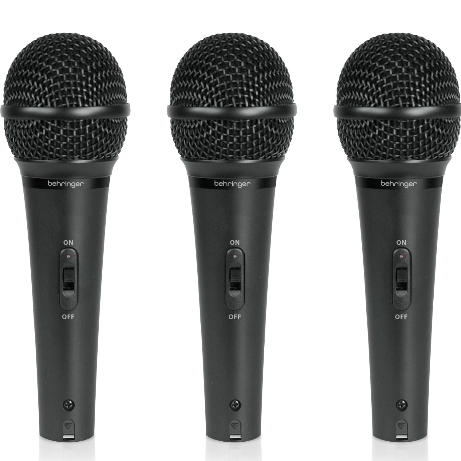 Behringer Dynamic Microphones Behringer ULTRAVOICE XM1800S Set of 3 Dynamic Microphones