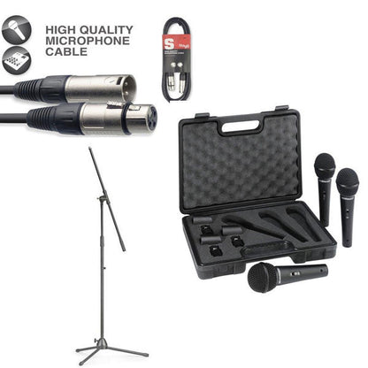 behringer dynamic microphones behringer ultravoice xm1800s set of 3 dynamic microphones bundle