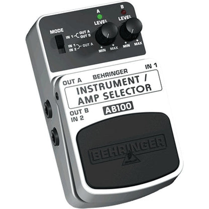 behringer effect pedals behringer ab100 instrument/amplifier selector