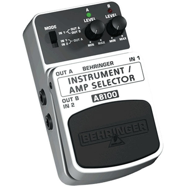 behringer effect pedals behringer ab100 instrument/amplifier selector