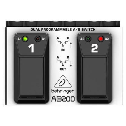 behringer effect pedals behringer ab200 dual a/b switch