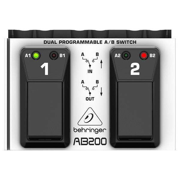 behringer effect pedals behringer ab200 dual a/b switch