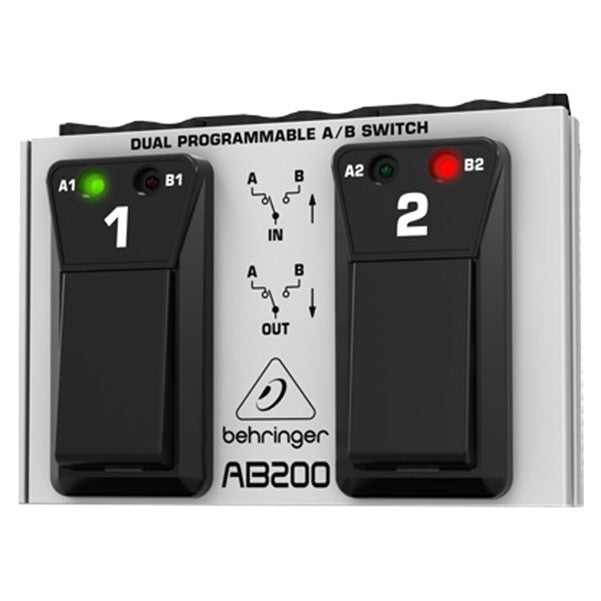 behringer effect pedals behringer ab200 dual a/b switch
