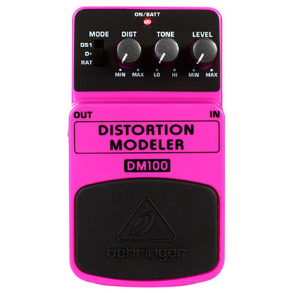 behringer effect pedals behringer dm100 distortion modeler