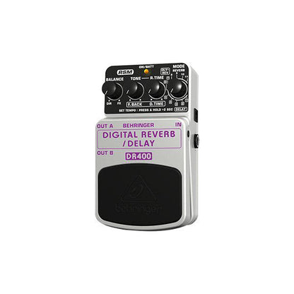 Behringer Effect Pedals Behringer DR400 Digital Reverb/Delay Effects Pedal