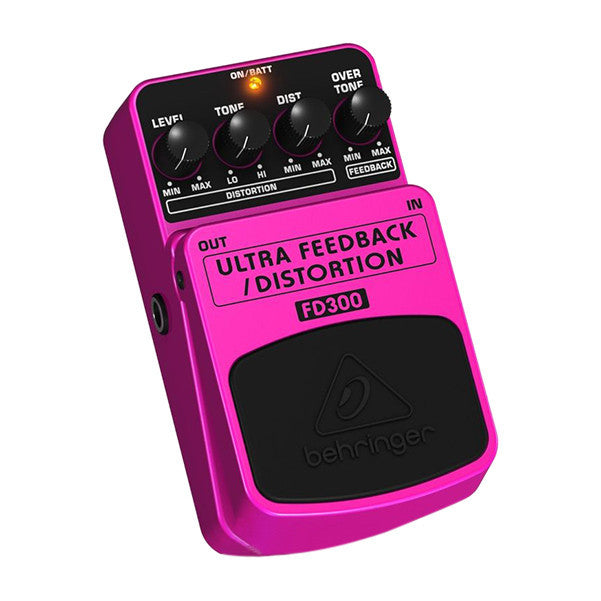 behringer effect pedals behringer fd300 ultra feedback/distortion pedal